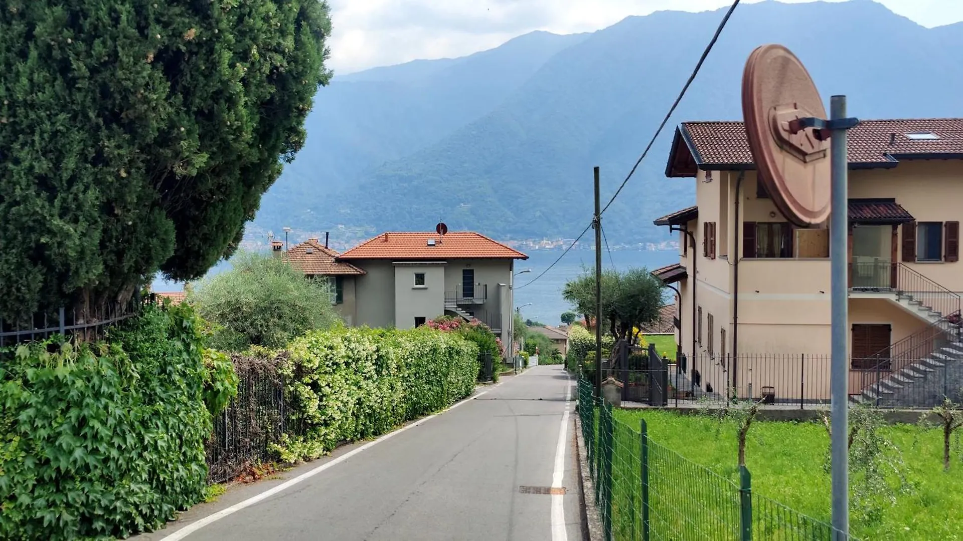 Vista Lago Como Ossuccio Apartamento